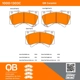 Purchase Top-Quality QUALITY-BUILT - 1000-1303C - Front Disc Brake Pad Set pa3
