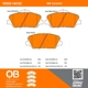 Purchase Top-Quality QUALITY-BUILT - 1000-1413C - Front Disc Brake Pad Set pa5