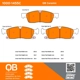 Purchase Top-Quality QUALITY-BUILT - 1000-1455C - Front Disc Brake Pad Set pa5