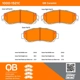 Purchase Top-Quality QUALITY-BUILT - 1000-1521C - Front Disc Brake Pad Set pa5