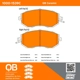 Purchase Top-Quality QUALITY-BUILT - 1000-1539C - Front Disc Brake Pad Set pa5