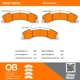 Purchase Top-Quality QUALITY-BUILT - 1000-1565C - Front Disc Brake Pad Set pa5