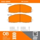 Purchase Top-Quality QUALITY-BUILT - 1000-1589C - Front Disc Brake Pad Set pa5