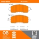 Purchase Top-Quality QUALITY-BUILT - 1000-1650C - Front Disc Brake Pad Set pa5