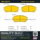 Purchase Top-Quality Front Ceramic Pads by QUALITY-BUILT - 1001-0617C pa1