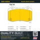 Purchase Top-Quality QUALITY-BUILT - 1001-1053C - Rear Disc Brake Pad Set pa3
