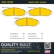 Purchase Top-Quality QUALITY-BUILT - 1001-1378C - Front Disc Brake Pad Set pa6