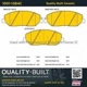 Purchase Top-Quality Front Ceramic Pads by QUALITY-BUILT - 1001-1384C pa1