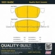 Purchase Top-Quality Front Ceramic Pads by QUALITY-BUILT - 1001-1645C pa2