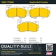 Purchase Top-Quality QUALITY-BUILT - 1001-1784C - Front Disc Brake Pad Set pa3