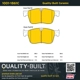 Purchase Top-Quality QUALITY-BUILT - 1001-1861C - Front Disc Brake Pad Set pa2