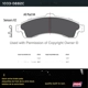 Purchase Top-Quality QUALITY-BUILT - 1003-0882C - Front Disc Brake Pad pa3