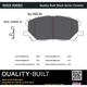 Purchase Top-Quality QUALITY-BUILT - 1003-1005C - Front Disc Brake Pad Set pa6