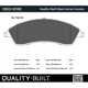Purchase Top-Quality QUALITY-BUILT - 1003-1019C - Front Disc Brake Pad Set pa6