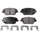 Purchase Top-Quality Front Ceramic Pads by TEC - TEC-1444 pa1