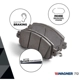 Purchase Top-Quality WAGNER - QC1022 - ThermoQuiet Disc Brake Pads pa3