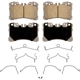 Purchase Top-Quality WAGNER - QC1282 - ThermoQuiet Disc Brake Pad Set pa1