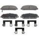 Purchase Top-Quality WAGNER - QC1286 - ThermoQuiet Disc Brake Pad Set pa1