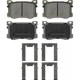 Purchase Top-Quality WAGNER - QC1799 - Front Disc Brake Pad Set pa1