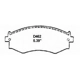 Purchase Top-Quality Plaquettes avant en céramique  de WAGNER - QC462 pa1