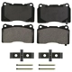 Purchase Top-Quality WAGNER - ZD1050B - Front Disc Brake Pads pa1