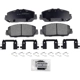 Purchase Top-Quality WAGNER - ZD2036A - QuickStop Disc Brake Pad Set pa1