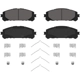 Purchase Top-Quality WAGNER - ZD2304 - Front Disc Brake Pads pa1