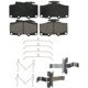 Purchase Top-Quality WAGNER - ZD611 - QuickStop Disc Brake Pad Set pa4