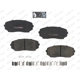 Purchase Top-Quality Front Ceramic Pads by WORLDPARTS - D1258C pa2