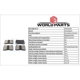 Purchase Top-Quality WORLDPARTS SYNERGY - WSD1050C - Front Ceramic Pads pa1