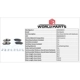 Purchase Top-Quality WORLDPARTS SYNERGY - WSD1083CH - Front Ceramic Pads pa2
