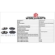 Purchase Top-Quality WORLDPARTS SYNERGY - WSD1273ACH - Plaquettes avant en céramique  pa2