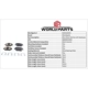 Purchase Top-Quality WORLDPARTS SYNERGY - WSD1432CH - Front Ceramic Pads pa2