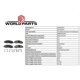 Purchase Top-Quality WORLDPARTS SYNERGY - WSD962CH - Front Ceramic Pads pa1