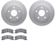 Purchase Top-Quality DYNAMIC FRICTION COMPANY - 4302-42008 - Front Disc Brake Kit pa1
