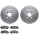 Purchase Top-Quality DYNAMIC FRICTION COMPANY - 4302-59062 - Ensemble de disque de frein avant pa1