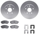 Purchase Top-Quality DYNAMIC FRICTION COMPANY - 4312-01005 - Front Disc Brake Kit pa1