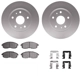 Purchase Top-Quality DYNAMIC FRICTION COMPANY - 4312-01005 - Front Disc Brake Kit pa5