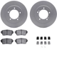 Purchase Top-Quality DYNAMIC FRICTION COMPANY - 4312-01008 - Front Disc Brake Kit pa1