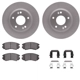 Purchase Top-Quality DYNAMIC FRICTION COMPANY - 4312-03013 - Front Disc Brake Kit pa4