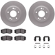 Purchase Top-Quality DYNAMIC FRICTION COMPANY - 4312-03016 - Front Disc Brake Kit pa2