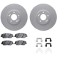 Purchase Top-Quality DYNAMIC FRICTION COMPANY - 4312-03026 - Front Disc Brake Kit pa1