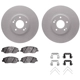 Purchase Top-Quality DYNAMIC FRICTION COMPANY - 4312-03026 - Front Disc Brake Kit pa4
