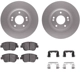 Purchase Top-Quality DYNAMIC FRICTION COMPANY - 4312-03048 - Front Disc Brake Kit pa2