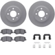 Purchase Top-Quality DYNAMIC FRICTION COMPANY - 4312-03055 - Front Disc Brake Kit pa1