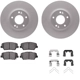Purchase Top-Quality DYNAMIC FRICTION COMPANY - 4312-03067 - Front Disc Brake Kit pa4