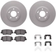 Purchase Top-Quality DYNAMIC FRICTION COMPANY - 4312-03068 - Front Disc Brake Kit pa4