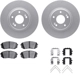 Purchase Top-Quality DYNAMIC FRICTION COMPANY - 4312-03074 - Front Disc Brake Kit pa1