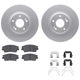 Purchase Top-Quality DYNAMIC FRICTION COMPANY - 4312-03076 - Front Disc Brake Kit pa1