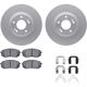 Purchase Top-Quality DYNAMIC FRICTION COMPANY - 4312-03080 - Front Disc Brake Kit pa1